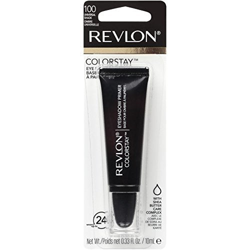 Buy now Revlon Eyeshadow Primer, ColorStay 24 Hour Eye Primer, Longwearing & Non-Drying Formula Infused wiith Shea Butter, 100 Universal, 0.33 Oz at indiglob india