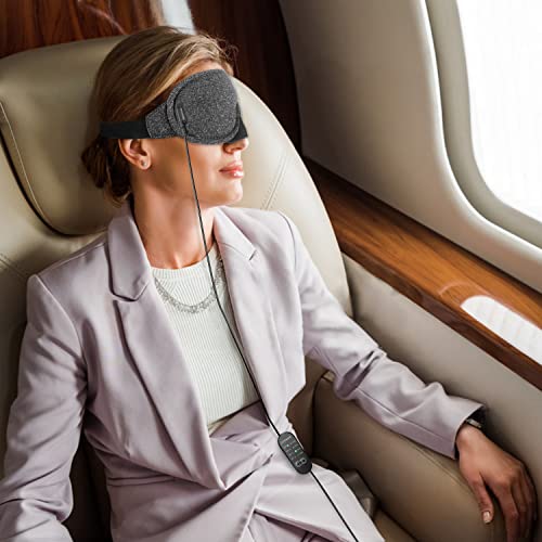 Buy now DR.PREPARE Heated Eye Mask With Temperature & Timer Control, USB Warm Compress for Dry Eyes, Sleep, Blepharitis, Dark Circles, MGD and Puffy Eyes - Earplugs Included at indiglob india