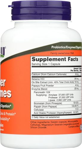 Buy now Now Foods Super Enzymes - 90 Capsules at indiglob india