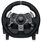 Buy now Logitech Driving Force G920 Steering Wheel and Pedals, 941-000123 (Steering Wheel and Pedals f/PC and Xbox One) (Renewed) at indiglob india