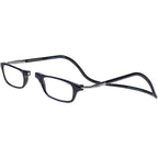 Buy now Clic Magnetic Reading Glasses for Men or Women, Computer Readers, Original Long (M-L, Black, 1.75 Magnification) at indiglob india