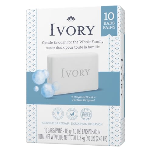 Buy now Ivory Clean Original Bar Soap, 4 Ounce, 10 Count (Pack of 2) Total 20 Bars at indiglob india