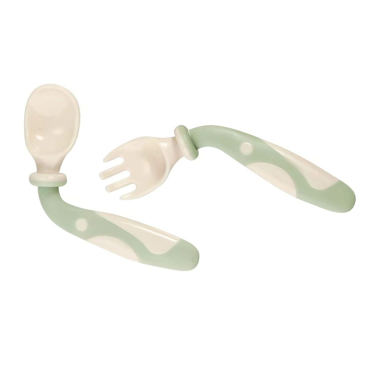 PandaEar 6-Pack Baby Bendable Spoons and Forks Set - 360° Flexible Training Utensils for Self-Feeding & BLW - BPA Free, No Spring-Back, Easy Grip for Left/Right Handed Toddlers