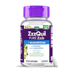 Buy now ZzzQuil Pure Zzzs, +Magnesium Capsules, L-Theanine and Magnesium, Sleep Aid, 4-in-1 Magnesium: Citrate, Bisglycinate, Oxide, and Carbonate, Sleep Aids for Adults, 90 Sleep Capsules at indiglob india