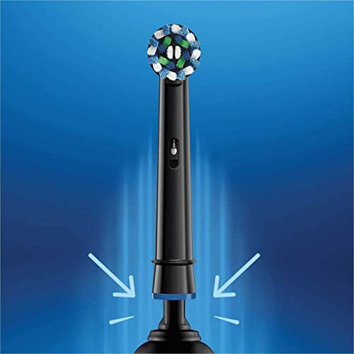 Buy now Oral-B Crossaction Electric Toothbrush Replacement Brush Head Refills, Black , 4 Count (Pack of 1) at indiglob india