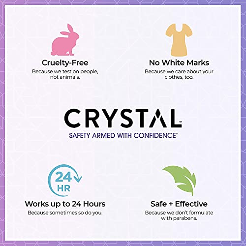 Buy now CRYSTAL Deodorant Mineral Deodorant Roll-On, Lavender & White Tea 2.25 oz (Pack of 5) SG_B002F8I8VS_US at indiglob india