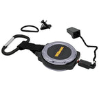 Buy now Wilson CB Microphone Retriever 305MRBC - Adjustable Mic Lanyard and Hardware Mounting Kit - Black Chrome Finish at indiglob india