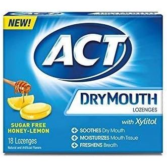 Buy now ACT Dry Mouth Honey Lemon Lozenges, 18 Lozenges Each (Pack of 6) Default at indiglob india
