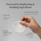 Buy now Kitsch Kojic Acid Cleansing Pads with Turmeric & Cica to Smooth, Refresh & Even Tone Skin Care â€“ Exfoliating & Brightening Pre-Soaked Cotton Pads for Face and Body â€“ 50 count at indiglob india