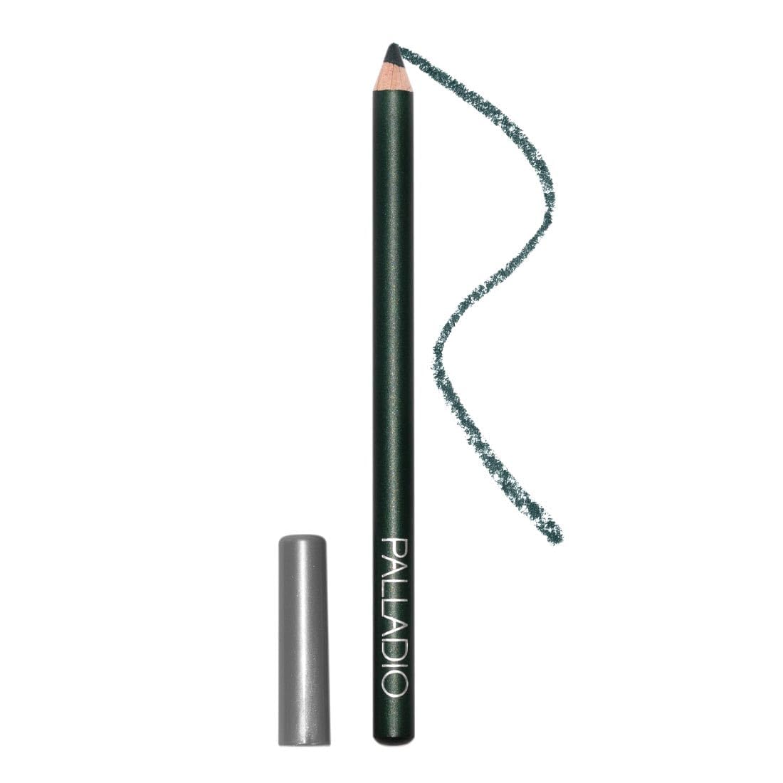 Buy now Palladio Wooden Eyeliner Pencil, Thin Pencil Shape, Easy Application, Firm yet Smooth Formula, Perfectly Outlined Eyes, Contour and Line, Long Lasting, Rich Pigment, Black Dark Green at indiglob india