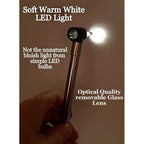 Buy now Third Generation Dr Mom Slimline Stainless LED Pocket Otoscope with Soft White Natural Hue Light Spectrum in Clamshell Packaging at indiglob india
