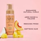Buy now SheaMoisture Curl Mousse Coconut and Hibiscus for Frizz Control Styling Mousse with Shea Butter 7.5 oz at indiglob india