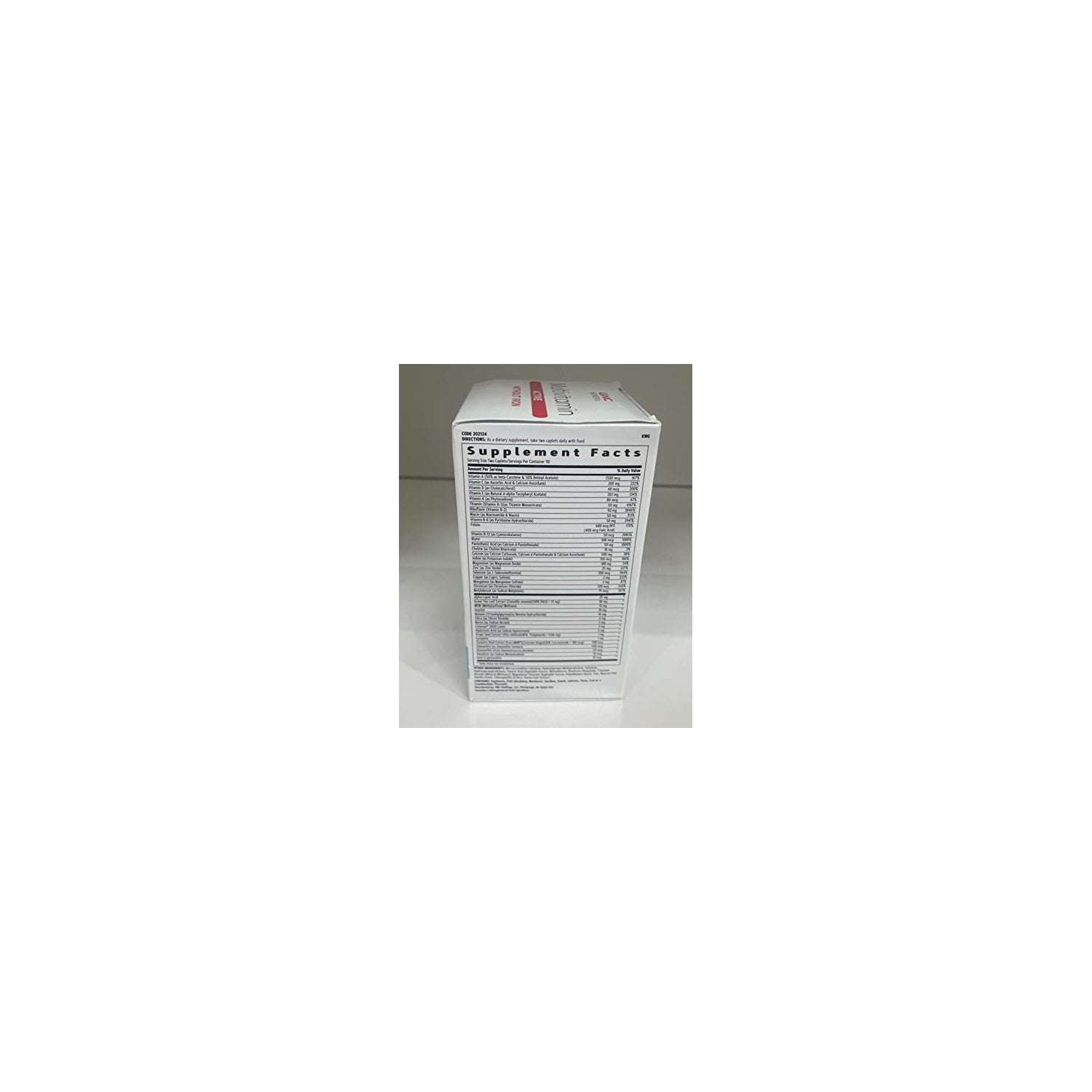 Buy now GNC Women's Multivitamin Active Without Iron, Supports an Active Lifestyle, 30+ Nutrient Formula, Promotes Bone & Joint Health, Helps Energy Production, 180 Caplets at indiglob india