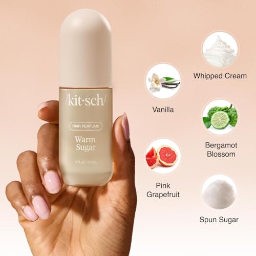 Buy now Kitsch Hair Perfume for Women - Pistachio Latte | Clean, Deodorizing & Patented Odor-Eliminating Technology Hair Spray & Body Mist - Freshen Hair, Body & Pillows - Coconut & Warm Coffee Scent - 50mL at indiglob india