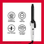 Buy now Revlon Crystal C + Ceramic Hair Curling Iron | Long-Lasting Shine and Less Frizz, (1 in) at indiglob india