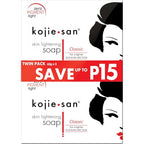 Buy now Kojie San Skin Brightening Soap - Original Kojic Acid that Reduces Dark Spots, Hyperpigmentation, & Scars with Exfoliating Soap Net Included - 65g x 2 Bars at indiglob india