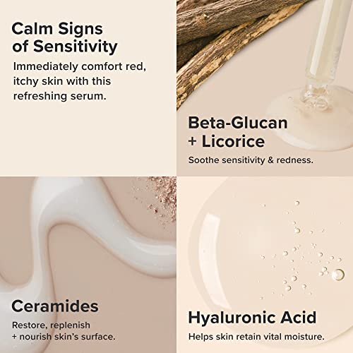Buy now PaulaÆ’??s Choice CALM Repairing Serum for Sensitive Skin, Calms + Soothes Redness, Lightweight Hydration with Hyaluronic Acid for All Skin Types, 1 Fl Oz at indiglob india