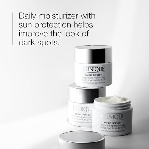 Buy now Clinique Even Better Brightening Daily Oil Free Moisturizer SPF 20 For Very Dry to Dry Combination Skin Types | Hydrating + Dark Spot Reducing, 1.7 Fl Oz at indiglob india