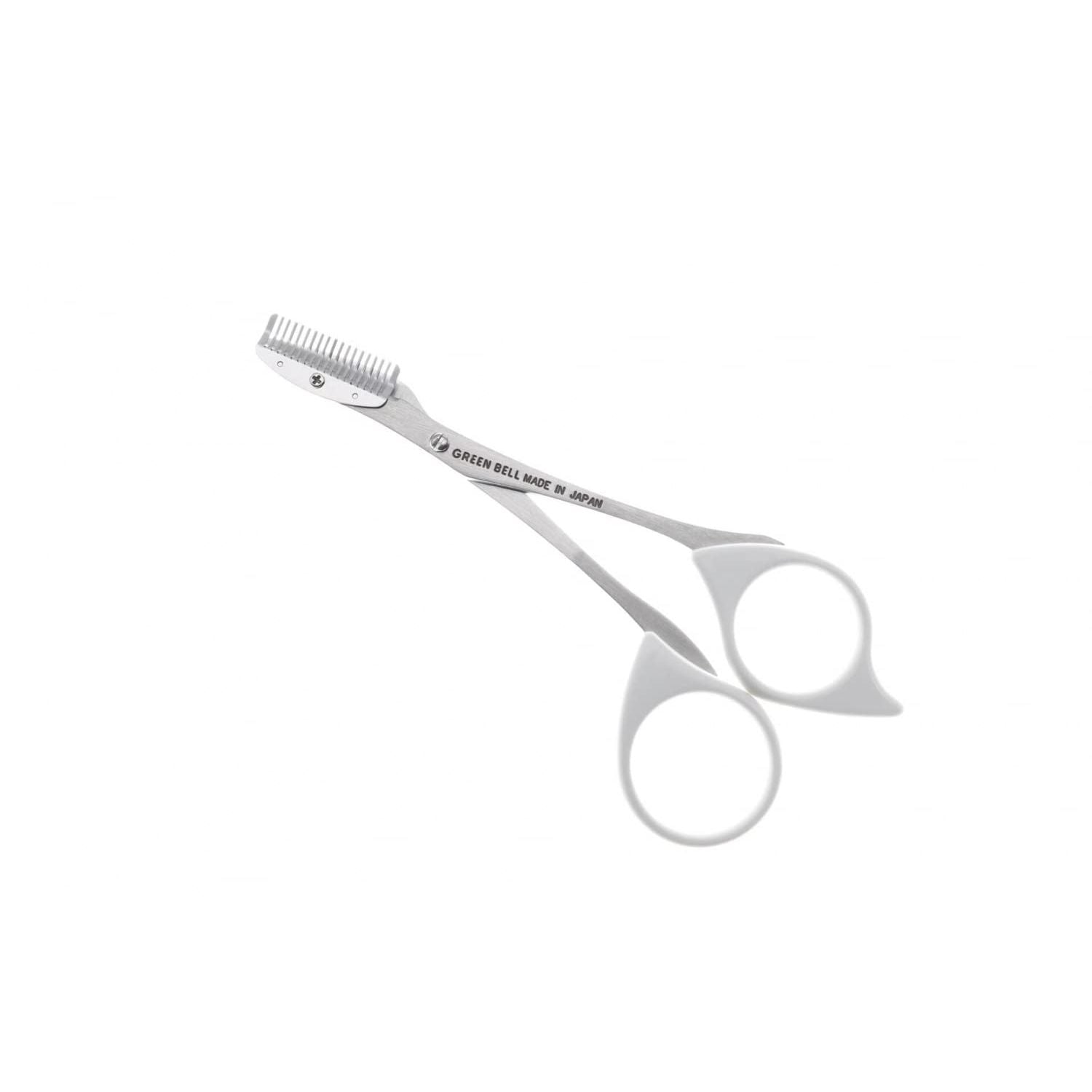 Buy now Seki Edge Eyebrow Scissors Comb (SS-605) - Stainless Steel Eyebrow Trimmer Scissor Comb for Trimming Eye Brows, Beards, & Mustaches - for Men & Women - Made in Japan Default at indiglob india