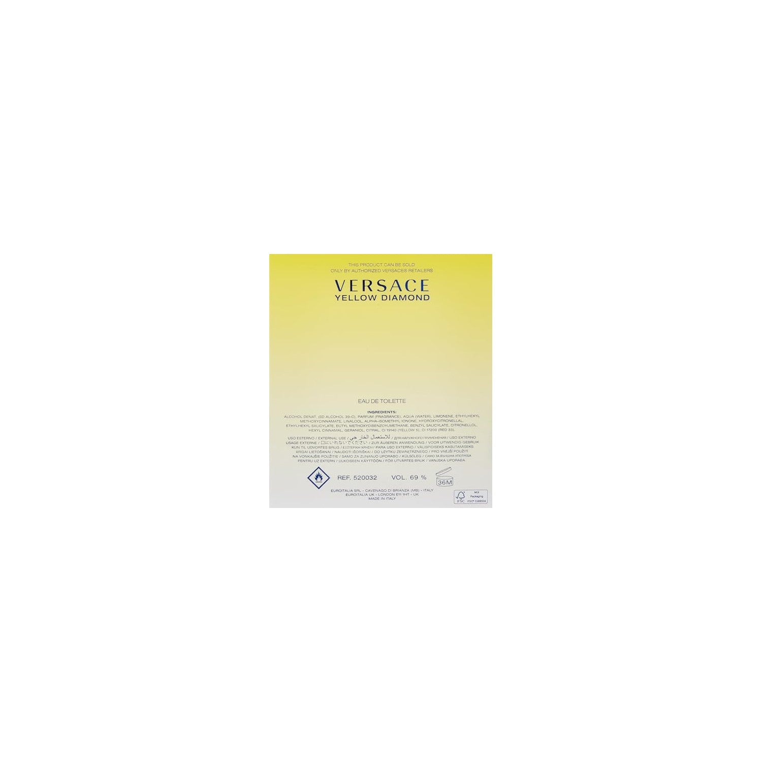 Buy now Yellow Diamond by Versace for Women 3.0 oz Eau de Toilette Spray at indiglob india