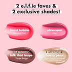 Buy now e.l.f. Glow Reviver Plumping Lip Oil Kit, Nourishing Tinted Lip Oils For A High-Shine Finish, Infused With Jojoba Oil, Vegan & Cruelty-Free, 4 Shades at indiglob india