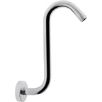 Buy now NearMoon S Shaped Shower Head Riser Arm, Shower Extender Arm with Flange, Standard 1/2" Connection- Bathroom Accessory, 10 Inch (1 Pack, Chrome) at indiglob india