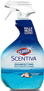 Buy now Clorox Scentiva Disinfecting multi surface Cleaner 2 PK (Pacific Breeze & Coconut) *24FL OZ* -- at indiglob india