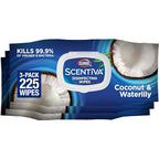 Buy now Clorox Scentiva Disinfecting Wipes, Coconut and Waterlily, 75 Count, Pack of 3 (Package May Vary) at indiglob india