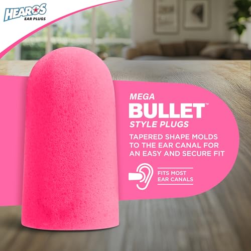 Buy now HEAROS Sleep Pretty in Pink Ear Plugs For Sleeping, 14 Pair (Pack of 1) at indiglob india