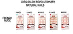 Buy now Kiss Salon Acrylic Nude French 28 Count Medium Length Flat (Pack of 2) at indiglob india