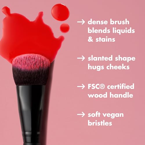 Buy now e.l.f. Stain & Tint Blending Brush, Liquid Blush Brush For Blending & Creating An Even Finish, Made With Synthetic Bristles, Vegan & Cruelty-Free at indiglob india