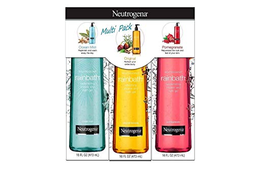 Buy now Neutrogena Rainbath Multi-Pack of 3, 1 Original Formula, 1 Pomegranate and 1 Ocean Mist, 16 fl oz bottles at indiglob india