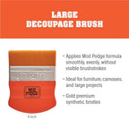 Buy now Mod Podge Brush Applicator 4-Inch, 12917 Gold Taklon, 1 Pack at indiglob india