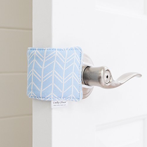 Buy now The Original Cushy Closer Door Cushion | No More Noisy Doors! | Door Latch Cover- Baby Safety for Quiet Doors (Birch - Blue) at indiglob india