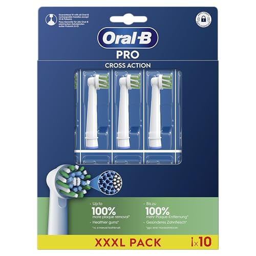 Buy now Oral-B Pro Cross Action Replacement Heads, 10 Heads at indiglob india
