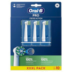 Buy now Oral-B Pro Cross Action Replacement Heads, 10 Heads at indiglob india