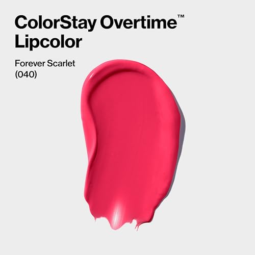 Buy now Revlon Liquid Lipstick with Clear Lip Gloss, ColorStay Overtime Lipcolor, Dual Ended with Vitamin E, 040 Forever Scarlet, 0.07 Fl Oz at indiglob india