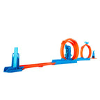 Buy now Hot Wheels Toy Car Track Set, Triple Loop Pack & 1:64 Scale Vehicle, Track-Building Components with 3 Loops, Speed Snap Tracks & Adapters at indiglob india