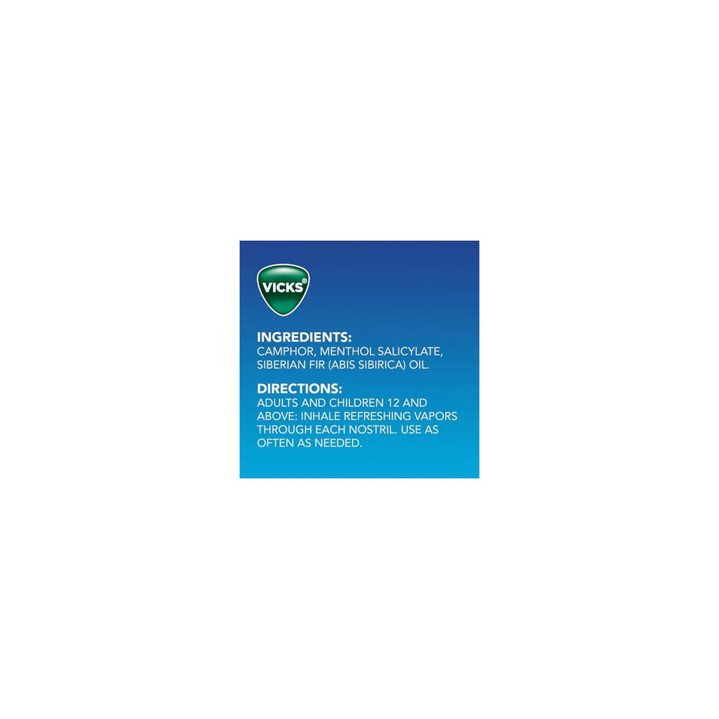 Buy now Vicks VapoInhaler, On-the-Go Portable Nasal Inhaler, Non-Medicated, With Refreshing Vicks Vapors, Menthol Scent , 4 Scented Sticks at indiglob india