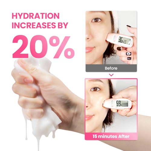 Buy now GLAM UP Korean Facial Sheet Mask 12 Combo Pack | Hydrating & Moisturizing Face Mask for Glass Skin | Soothing Korean Skincare for Sensitive, Dry Skin | Bulk Face Masks Gift Set for Home Spa at indiglob india