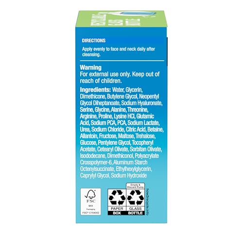 Buy now Neutrogena Hydro Boost Ultra Hydrating Serum with Hyaluronic Acid, Fragrance-Free Face Serum for Weightless Hydration and Softer, Glowing Skin, Non-Comedogenic, 1 fl. oz at indiglob india