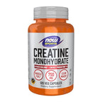 Buy now NOW Foods Sports Nutrition, Creatine Monohydrate 750 mg, Mass Building*/Energy Production*, 120 Veg Capsules at indiglob india