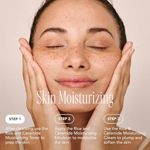 Buy now The Face Shop Rice Ceramide Moisturizing Emulsion - Rice Extract - Lightweight Face Moisturizer - Brightening - Hydrating Targets Dryness - Strengthens Skin Barrier - Face Lotion - Korean Skin Care at indiglob india