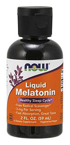 Buy now Now Foods Liquid Melatonin, 2 Fl Oz, Pack of 2 (Packaging May Vary) at indiglob india