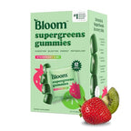 Buy now Bloom Super Greens Gummies, Daily Greens Superfood Fiber Gummies with Fruits, Vegetables, Vitamins & Minerals for Digestive & Gut Health, Bloating Support, Strawberry Kiwi, 12 Servings (48 Total) at indiglob india
