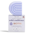 Buy now Kitsch Toning Purple Conditioner For Blondes & Color Treated Hair - Conditioner Bar For Women & Men - With Biotin for Strengthening & Neutralizing Brassy Tones - Vegan, Silicone & Sulfate Free - 2.7oz at indiglob india