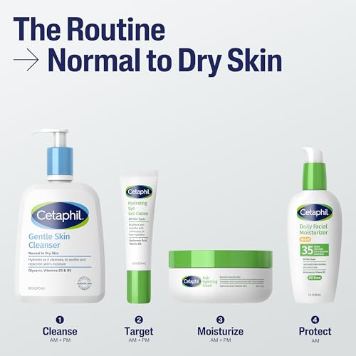 Buy now Cetaphil Hydrating Eye Gel-Cream, With Hyaluronic Acid, 0.5 Fl oz, Brightens and Smooths Under Eyes, 24 Hour Hydration for All Skin Types, (Packaging May Vary) at indiglob india