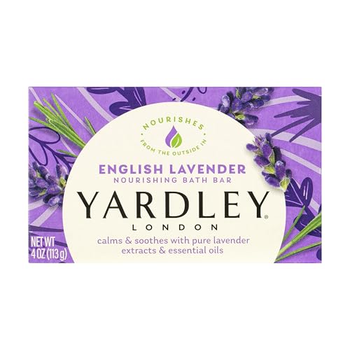 Buy now Yardley London English Lavender Naturally Moisturizing Bath Bar, 4 ounce at indiglob india