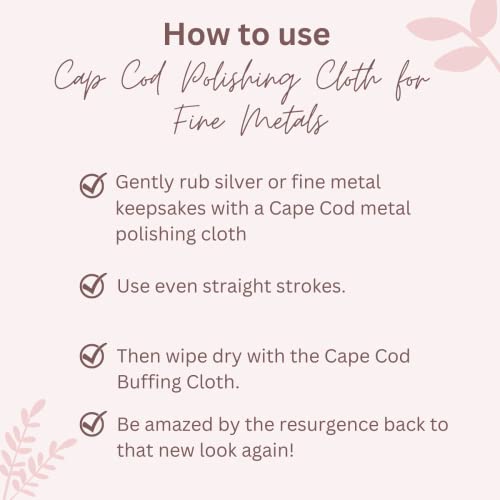 Buy now Cape Cod Polishing Metal Tin Bundle for Fine Metals | (12) 4X6 Polishing Cloths | (1) 12x12 Buffing Cloth | (1) Pair of Nitrile Gloves at indiglob india