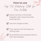 Buy now Cape Cod Polishing Metal Tin Bundle for Fine Metals | (12) 4X6 Polishing Cloths | (1) 12x12 Buffing Cloth | (1) Pair of Nitrile Gloves at indiglob india